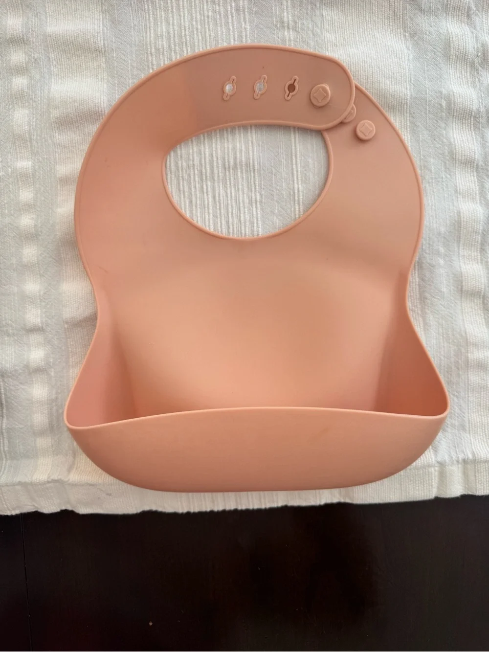 Mushie Adjustable Silicone Baby Bibs - Pink and Cream Floral Set